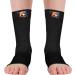 Plantar Fasciitis Socks | Foot Sleeves for Sport Arthritis Pain Relief | Ultimate Compression Socks For Your Aching Feet | MMA Ankle Brace for Women & Men | Sprained Ankle Tendon(Pair)(S - M Black) S - M Black