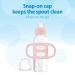 Dr. Brown s Milestones Narrow Sippy Bottle with 100% Silicone Handles Easy-Grip Bottle with Soft Sippy Spout 8oz/250mL BPA Free Light-Pink & Ecru 2 Pack 6m+ 2 Pack Light Pink & Ecru - Buy Online on GoSupps.com