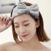Androxeda Spa Headband Bowknot | Coral Fleece Elastic Hair Band for Makeup Shower & Skincare | Ideal for Women & Girls - Buy Online on GoSupps.com