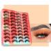 Soft Lightweight 3D False Eyelashes Long Lasting Faux Eyelashes Comfortable Black Cross Style Suitable for Daily Makeup Parties Stage - Buy Online on GoSupps.com