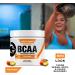 Honey Badger BCAA Amino Acids Powder - Peach Mango Flavor | Vegan Keto BCAAs + EAA for Men & Women | Electrolytes for Hydration & Recovery | Sugar Free & Paleo - 30 Servings - Buy Online on GoSupps.com