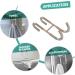 Cabilock 2pcs S Hook Towel Hanger Storage Hooks Door Hanging Hook Back Door Hanger Silver Stainless Steel - Buy Online on GoSupps.com