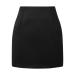 Ladies skirt short black boho skirts long elegant flowers a line elastic waist beach skirt fold skirt long rock women elegant neckholder black m