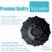 Vulken Acuspher Massage Ball - High Intensity 4-Speed Muscle Relief & Plantar Fasciitis Treatment | Myofascial Relaxation & Foot Massage Roller (Black) - Buy Online on GoSupps.com