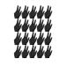 Poosr 20 pieces breathable billiard gloves snooker on the left right hand gloves 3 fingers Queue gloves for women men billiard accessories
