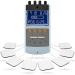 iStim TENS EMS Muscle Stimulator EV-906 for Pain Relief and Muscle Strengthening Japanese Gelled Electrodes Included
