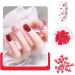 Nail Art Flowers Set Decoration - Geln gel Zubeh r 3 Farben(orange blassrosa Rose) Nail Art Aufkleber trockene Blumen Kit getrocknete Blumen Zubeh r Set DIY Nageldekoration - Buy Online on GoSupps.com