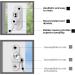 DHOUTDOORS 8PCS Window Restrictor Kids Window Door Cable Lock Child Baby Safety Security Wire Catch for Home Public and Commercial Applications with Screws Keys White - Buy Online on GoSupps.com