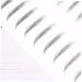 BIUDECO 4 Sheets Pairs Eyebrow Sticker Eyebrow Makeup Tools Eyebrows for Women Eyebrow Waterproof Black - Buy Online on GoSupps.com