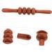 Minkissy 5-Piece Four-Wheel Push Back Scooter & Massage Device Set | Hand Muscle and Lower Back Massagers | Fitness Tools in Rosewood - Buy Online on GoSupps.com