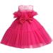 NNJXD Baby Girls Flower Princess Birthday Party Dress 766 Hot Pink-a | Size 4-5 Years - Buy Online on GoSupps.com