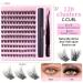 DIY Eyelash Extension Kit - 200 Mixed Length Clusters for Perfect Lash Extensions - Black - Buy Online on GoSupps.com