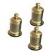 Homsfou 3 Series Box Moxibustion-Box Moxa-Sticks for Moxibusion MoShusion Stop made of metal Moxibustion-Massager Household Moxibustion-Total MoXibuspoTion instrument AI-Box copper 8x5.7cmx3pcs Goldenx3stk