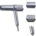 FashionCha Hair Dryer Hair Tool Mini Air Blower with Nozzle for Fine Thick Natural Wave Frizzy Hair gray 3 Nozzle - Buy Online on GoSupps.com
