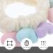 Beaupretty Plush Spa Headband - 2pcs Cute Heart Coral Fleece Makeup Headband for Women, Soft Elastic Wrap for Shower - White - Buy Online on GoSupps.com