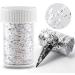 UV Sticker Nail Decorating Manicure Nail Foils 3D Gold Flakes Nail Art Foils Gold Silver Foil Mesh(Green Foil Gold Mesh) - Buy Online on GoSupps.com