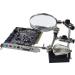 Screen Magnifier Magnifier Desktop Magnifier Spring Iron Frame Multi-Function Workbench Magnifier with LED Light - Buy Online on GoSupps.com