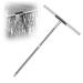 RRRYYYZZ Silicone Brooms for Floor Cleaning Multifunction with 49 Long Handle Silicone Brooms for Floor Cleaning Floor Squeegee for Tile Floor Cleans Glass Fine Dust Hair Liquids
