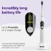 Burst Pro Sonic Toothbrush for Adults | Advanced Electric Toothbrush with Soft Bristles 33 000 Vibrations & Long Battery Life - White - Buy Online on GoSupps.com