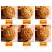 Helenou666 Chinese Traditional Mid-Autumn Day Festival Food Mooncakes Various Fruit Flavor and Five Kernels around 20pcs 17.6oz (fruit flavor mixed) - Buy Online on GoSupps.com