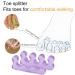 Weddhuis 4-Part Washable Toe Separator | Nail Polish Pedicure Tool & Toenail Divider - Buy Online on GoSupps.com