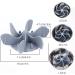Keegud Slow Feeder Dog Bowl Insert 36 Octopus Suction Cups - Large & Medium Breed - Cuttable - Compatible with Regular & Elevated Bowls - Buy Online on GoSupps.com