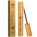 Premium Eyelash Growth Serum Lash Growth Serum 5ML Eyebrow Growth Serum with Peptides Irritation-Free Eyelash Serum to Grow Lashes Lash Boost for Fuller Longer Thicker and Stronger Lashes Gold 0.17 Fl Oz (Pack of...