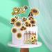 Sunflower Cake Decoration Flower Cake Toppers Picks Summer Happy Birthday Party Supplies for Birthday Cake Decorating Tools(Set of 7) - Buy Online on GoSupps.com