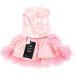 Luxury Pink Pet Dress for Small Dogs & Cats - Summer Wedding Tutu with Rose Lace & Bowknot | Paidful Chihuahua Clothing - Buy Online on GoSupps.com