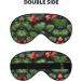 Tropical Flowers Unisex Sleep Mask - Double-Sided Eye Mask for Sound Sleep & Skin Care - Buy Online on GoSupps.com