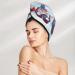 Quick-Dry Hair Towel Wrap - Cute Gnomes Design | Hair Drying Turban with Button | Fast Hair Care Solution - Buy Online on GoSupps.com