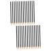 SOESFOUFU 200 Pcs Disposable Eyeliner Brush Make up Kit Gel Liner Eyeliner Cosmetic Eye Precise Eyeliner Brush