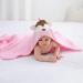 COOKY.D Bamboo Hooded Baby Bath Towel | Toddler Wearable Blanket | Large Size Animal Bathrobe | Pink Fox Design | 75x100cm - Buy Online on GoSupps.com