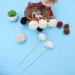 Heallily 5-Piece Rattan Aroma Diffuser Sticks Set | Flower Head Reed Sticks for Living Room Bedroom Office & Spa | Wood Aroma Diffusor Sticks - Buy Online on GoSupps.com