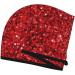 Red Glitter Microfiber Hair Towel - Soft Super Absorbent Quick Dry Wrap for Women | Ideal for Long Curly & Thick Hair - Buy Online on GoSupps.com