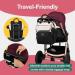 Babbleroo Multifunctional Diaper Bag Backpack - Large Baby Bag with Diaper Pad Stroller Belt & Pacifier Bag - Black Apricot - International Shipping - Buy Online on GoSupps.com
