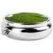 Grass Baseball Softball Round Pill Box - 3 Compartment Portable Medicine Organizer & Travel Holder - Black Decorative Purse Case - Buy Online on GoSupps.com