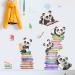 OOTSR Panda Bear and Book Wall Decals - Cute Animal Home Decor for Kids Bedroom & Nursery - Buy Online on GoSupps.com