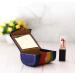 Buy Multicolor Leather Lipstick Case Holder with Mirror - Perfect Valentine's Day Gift for Women | Holds 2 Lipsticks | Cosmetic Storage Organizer - Buy Online on GoSupps.com