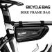 WILD MAN Rainproof Hard Shell Triangle Bike Saddle Bag - Black | For Road & Mountain Cycling - Buy Online on GoSupps.com