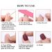 Brishow Glitter Short Ballerina Press-On Nails - 24 Pcs Artificial Fake Nails for Women & Girls | Snow Acrylic Design - Buy Online on GoSupps.com