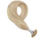 Moresoo Bonding Extensions | Real Remy Hair 1g U-Tip #P18/613 Ash Blond Pre Bonded Hair Extensions | 50g 50cm - Buy Online on GoSupps.com