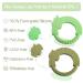 McGmitt BPA-Free Baby Teething Rings - 2 Set Silicone Animal Teething Toys for Infants - Dental Aid for 3+ Months - Cat & Moose Design - Buy Online on GoSupps.com