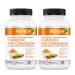 Renew Actives Organic Turmeric & Cinnamon Capsules - With Curcumin & BioPerine Black Pepper for Faster Absorption - Promotes Metabolism & Healthy Digestion- 120 Capsules (2pks) 120 Count (Pack of 2)