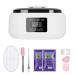Forever Speed Wachsbad Paraffinbad for hands and feet set 3400ml Wachsbad Paraffinbad Set for dry rough Hau with 900g paraffin wax temperature display 200W accessories great spa gift white
