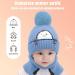 Rayson Kids Winter Hat and Scarf Set - Fleece Lined Beanie with Loop Scarf for Toddlers - Outdoor Sport - Blue - Buy Online on GoSupps.com