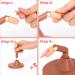 Flexible Nail Practice Hand Kit for Acrylic Nails - Training Mannequin with Tips, Files & Clipper - Buy Online on GoSupps.com
