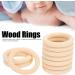 Buy 20 Natural Unpainted Wooden Circles for Baby | DIY Biting Rings | Safe Wood Baby Toy (65mm) - Buy Online on GoSupps.com