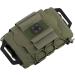 Tactical Military Bag MOLLE First Aid Belt Pouch - Survival Med Roll Carrier with Hypalon Handle - Durable Two Piece System - OD Green - Buy Online on GoSupps.com