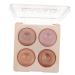 VINTORKY Highlight Eye Shadow Powder Makeup Palette Rose Gold Eyeshadow Fall Eyeshadow Palette Blouses